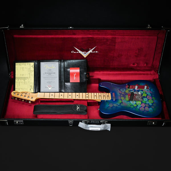 Fender Custom Shop Vintage Custom '68 Blue Flower Telecaster NOS- Aged Blue Floral 2025 (R140331)
