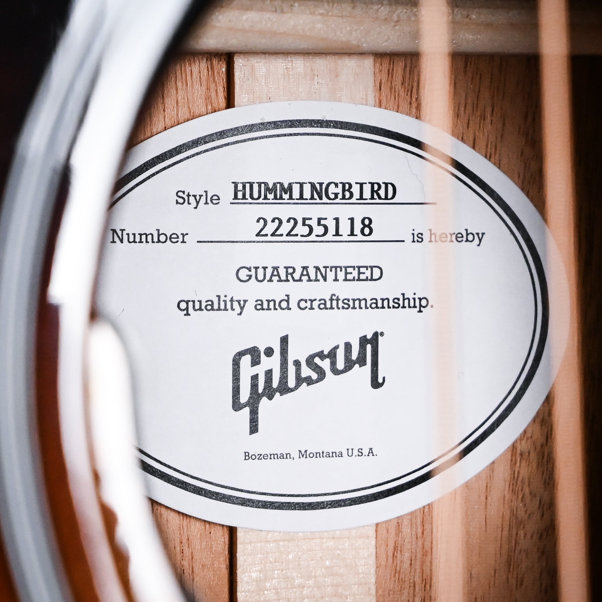 Gibson Acoustic Hummingbird Standard- Vintage Sunburst 2025 (22255118)