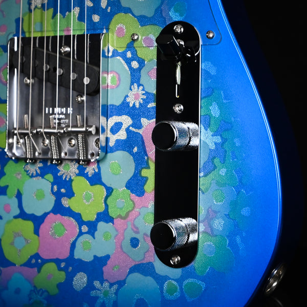 Fender Custom Shop Vintage Custom '68 Blue Flower Telecaster NOS- Aged Blue Floral 2025 (R140331)