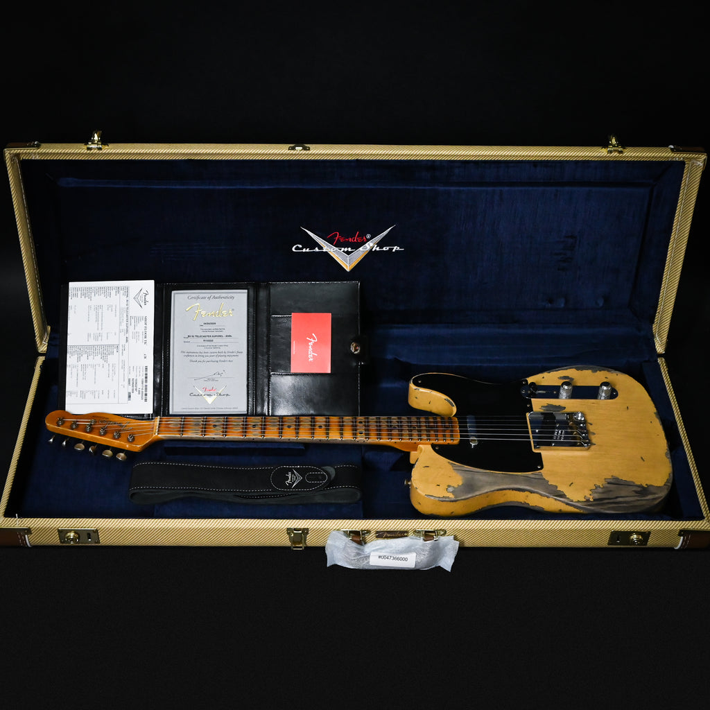 Fender Custom Shop '52 Telecaster Super Heavy Relic- Aged Nocaster Blonde 2026 (R150222)