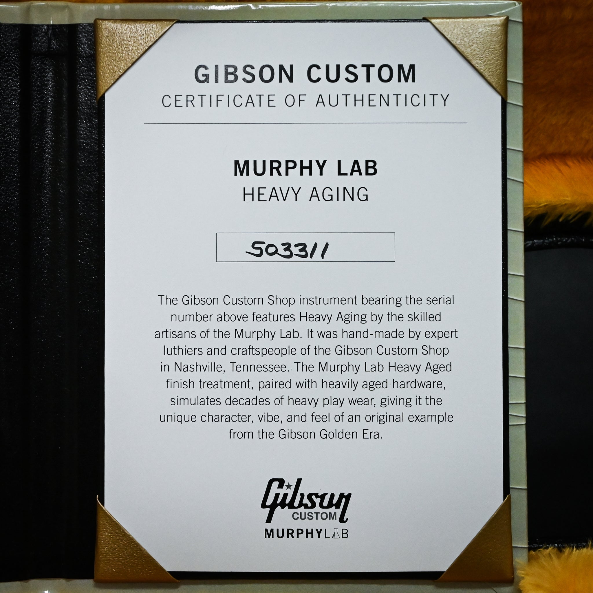 Gibson Custom '61 SG Standard Reissue Murphy Lab Heavy Aged- Reissue Burst 2025 (503311)