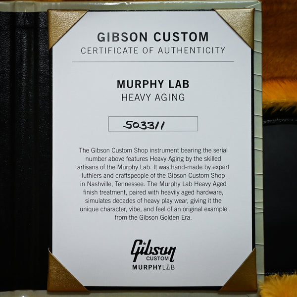 Gibson Custom '61 SG Standard Reissue Murphy Lab Heavy Aged- Reissue Burst 2025 (503311)