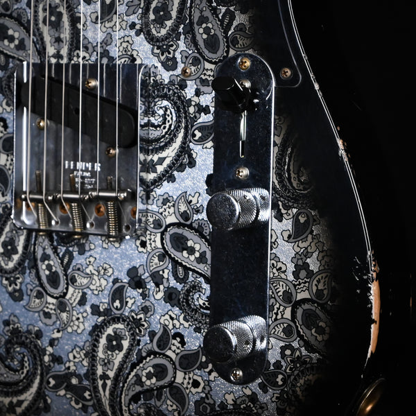 Fender Custom Shop Limited Edition '68 Black Paisley Telecaster Relic 2024 (CZ583234)