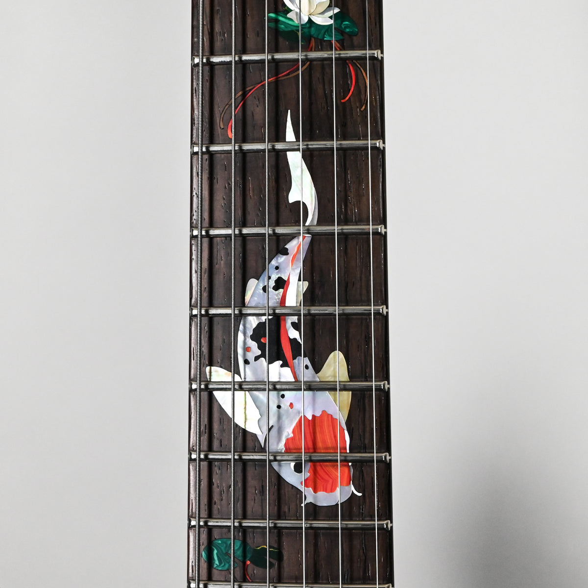 PRS Private Stock #12465 Custom 24 w/ Brazilian Rosewood Neck & ‘Koi Fish’ Scene Inlays- Aqua Violet Glow 2026 (043311)