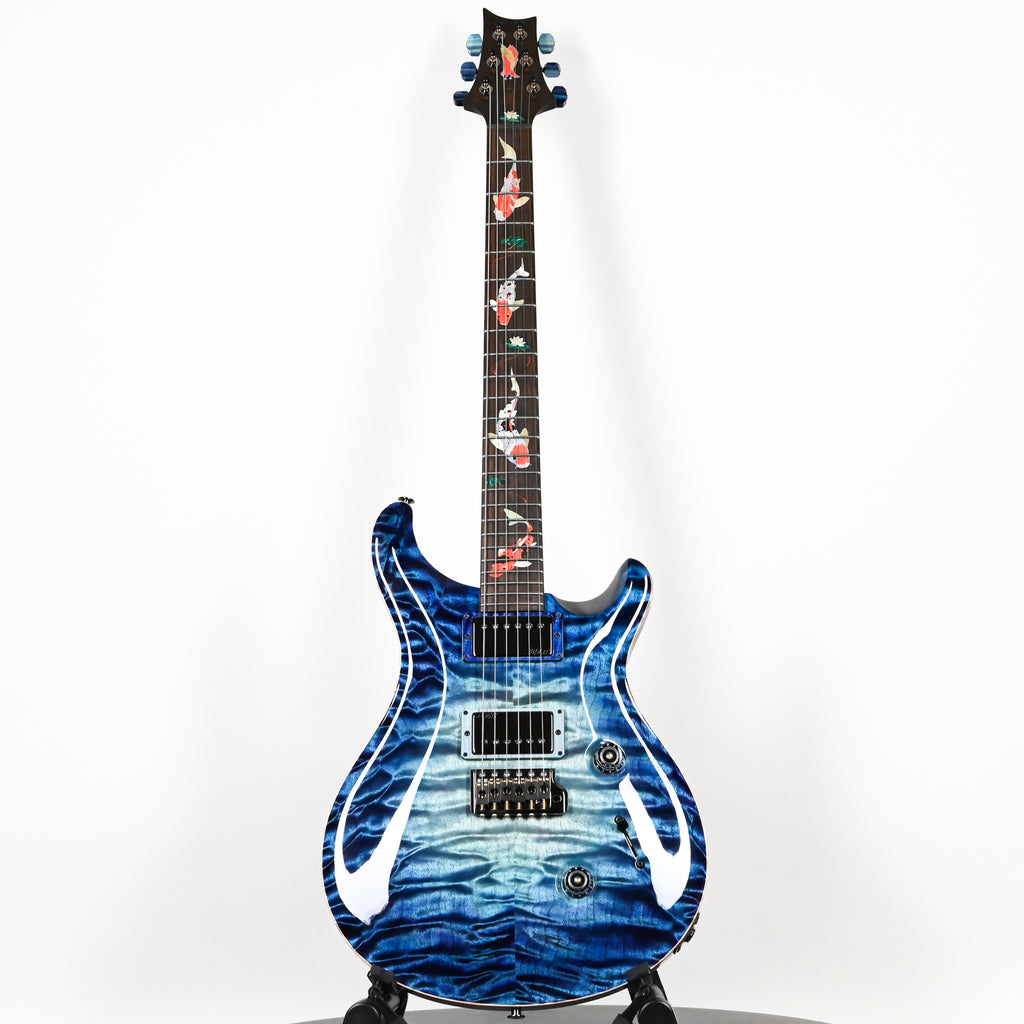 PRS Private Stock #12465 Custom 24 w/ Brazilian Rosewood Neck & ‘Koi Fish’ Scene Inlays- Aqua Violet Glow 2026 (043311)