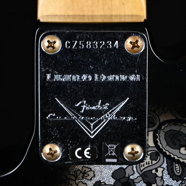 Fender Custom Shop Limited Edition '68 Black Paisley Telecaster Relic 2024 (CZ583234)