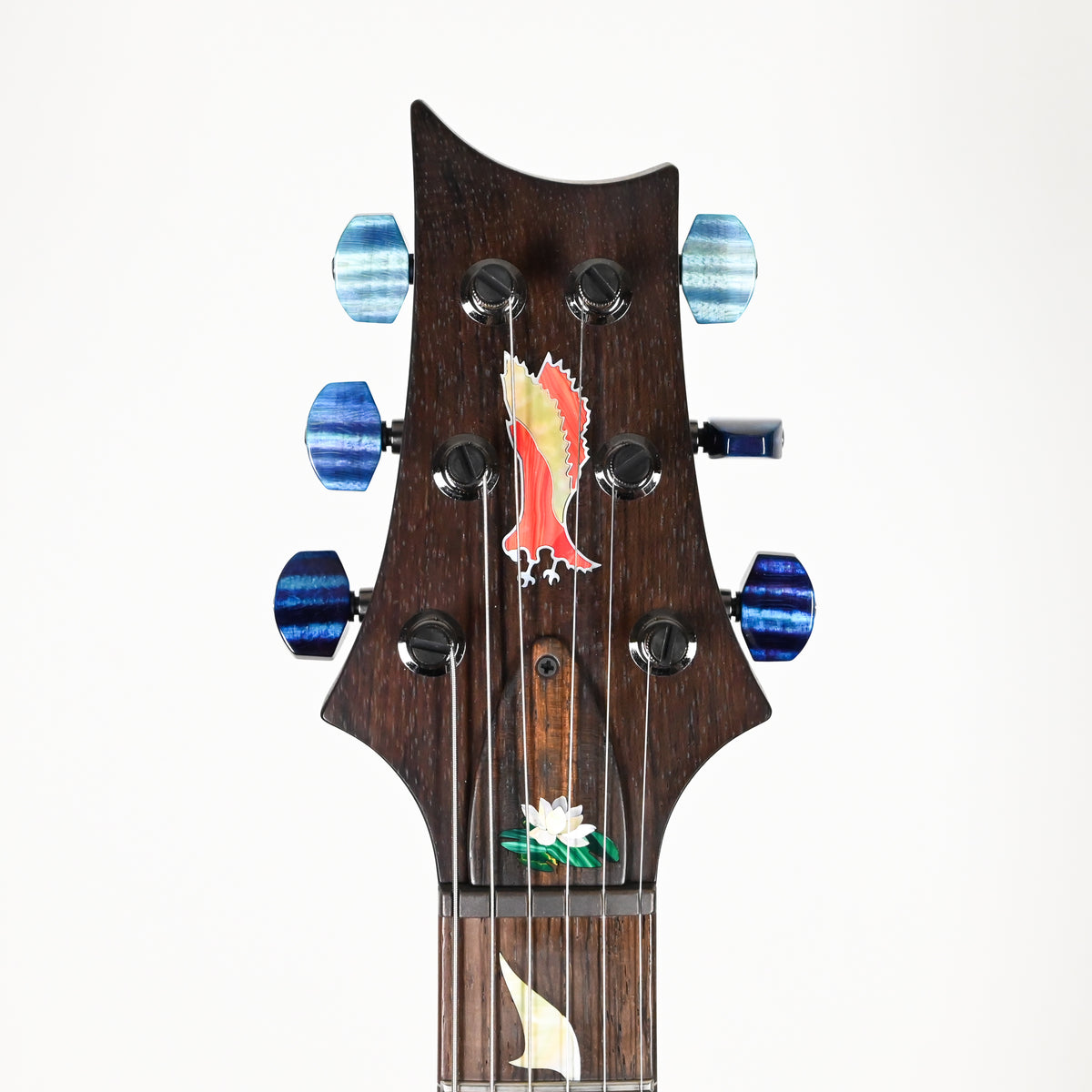 PRS Private Stock #12465 Custom 24 w/ Brazilian Rosewood Neck & ‘Koi Fish’ Scene Inlays- Aqua Violet Glow 2026 (043311)