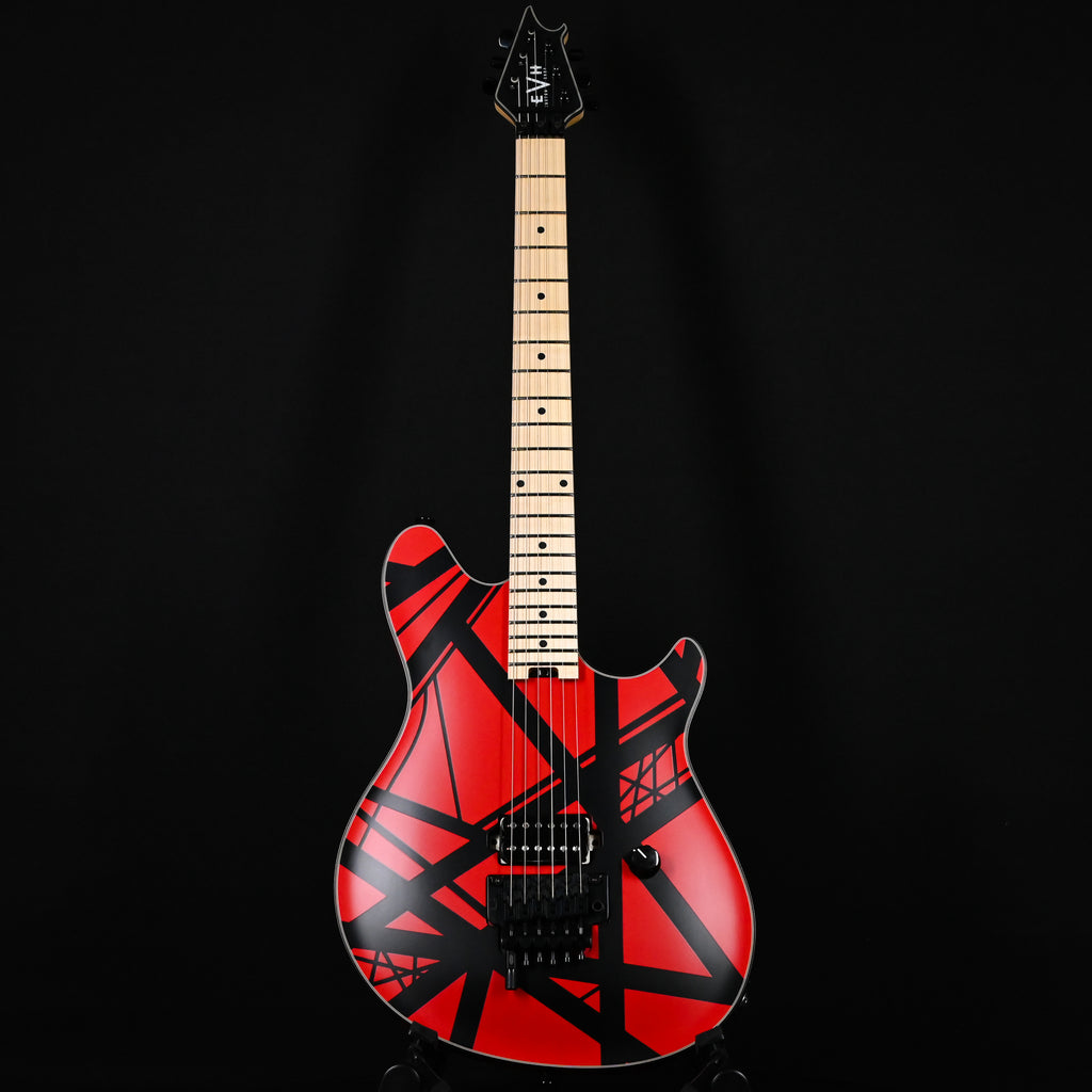 EVH Custom Shop USA Special Edition Wolfgang- Red and Black Stripes Showpiece (WG17124A)