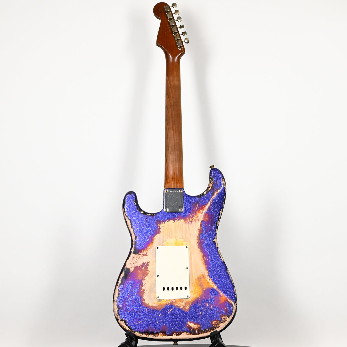 Fender Custom Shop Masterbuilt Dennis Galuszka 1962 Stratocaster w/ Brazilian Rosewood Fingerboard, Super Heavy Relic- Purple Sparkle/3 Color Sunburst 2026 (R132328)