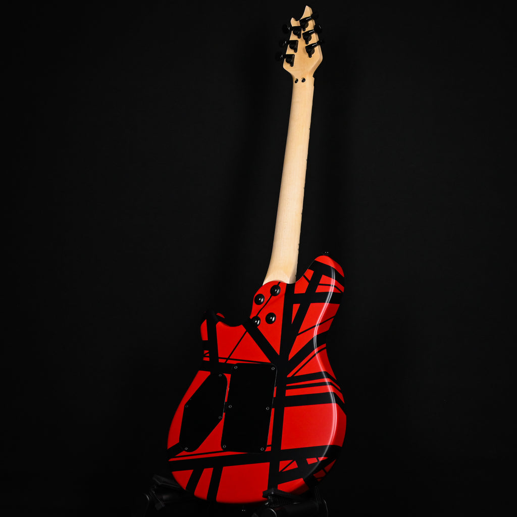 EVH Custom Shop USA Special Edition Wolfgang- Red and Black Stripes Showpiece (WG17124A)