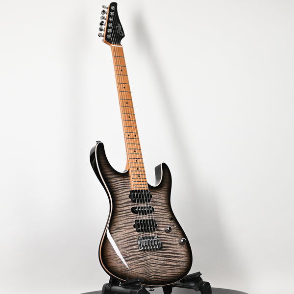 Suhr Modern Plus Electric Guitar- Faded Trans Charcoal Burst 2025 (91184)