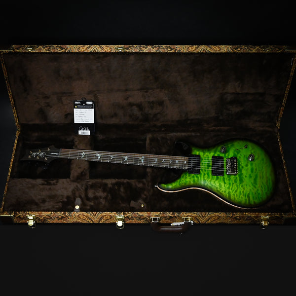 PRS Custom 24 Wood Library w/ 10-Top, Brazilian Rosewood, & DMO Pickups- Eriza Verde Smokeburst 2025 (0406646)