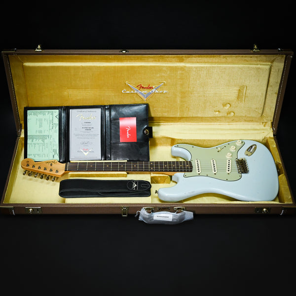 Fender Custom Shop '60 Stratocaster Journeyman- Aged Sonic Blue 2024 (CZ582389)