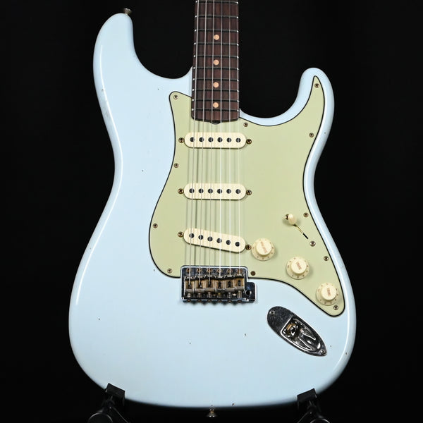 Fender Custom Shop '60 Stratocaster Journeyman- Aged Sonic Blue 2024 (CZ582389)