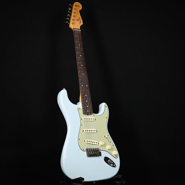 Fender Custom Shop '60 Stratocaster Journeyman- Aged Sonic Blue 2024 (CZ582389)