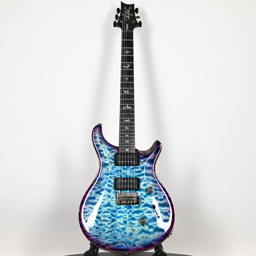 PRS Custom 24 Wood Library w/ 10-Top, Brazilian Rosewood, & DMO Pickups- Aquableux Purple Burst 2026 (0434897)