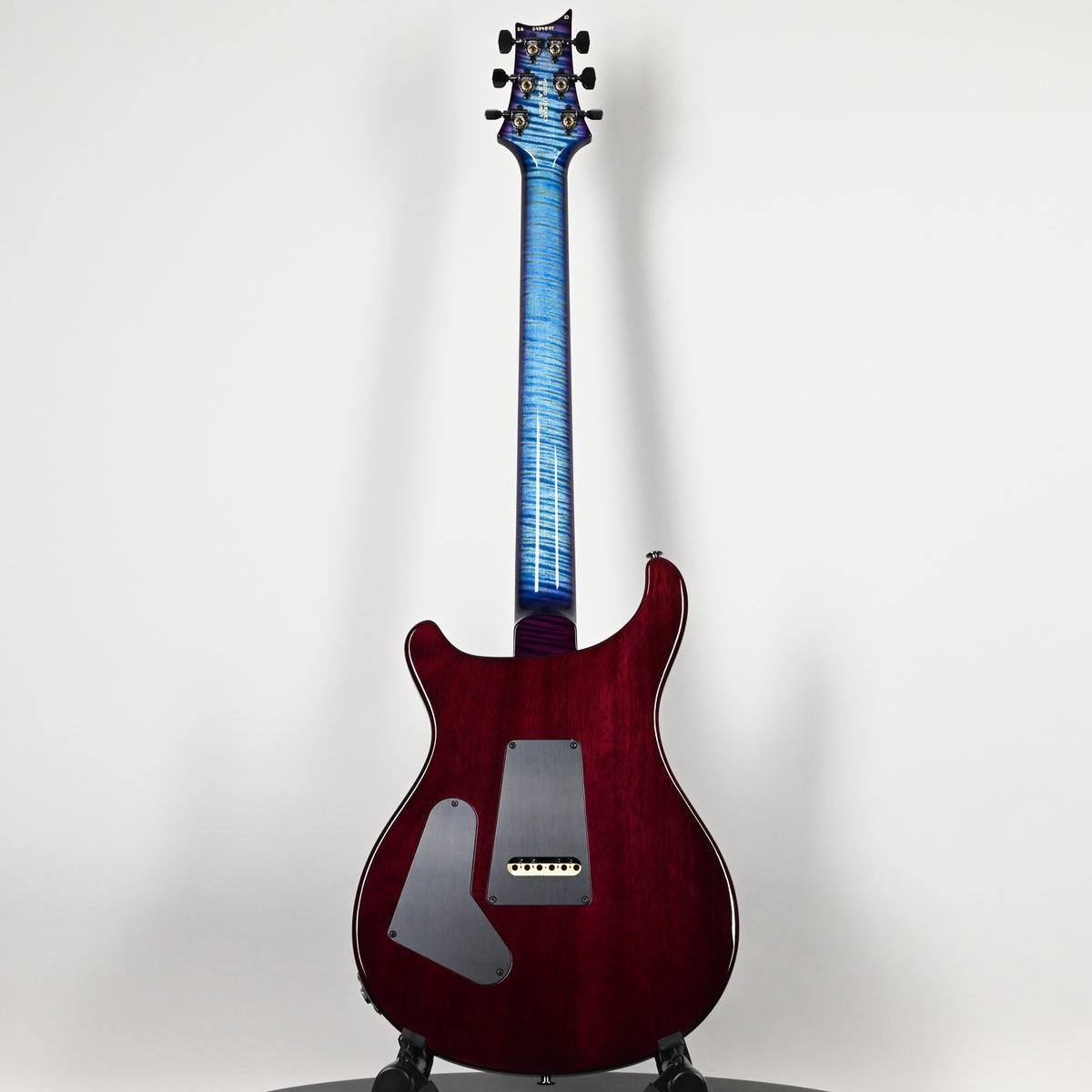 PRS Custom 24 Wood Library w/ 10-Top, Brazilian Rosewood, & DMO Pickups- Aquableux Purple Burst 2026 (0434897)