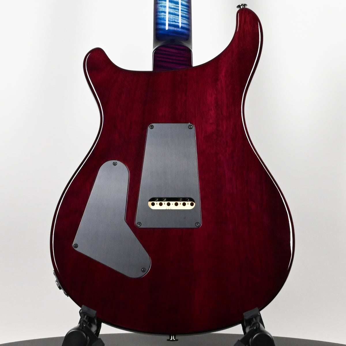 PRS Custom 24 Wood Library w/ 10-Top, Brazilian Rosewood, & DMO Pickups- Aquableux Purple Burst 2026 (0434897)