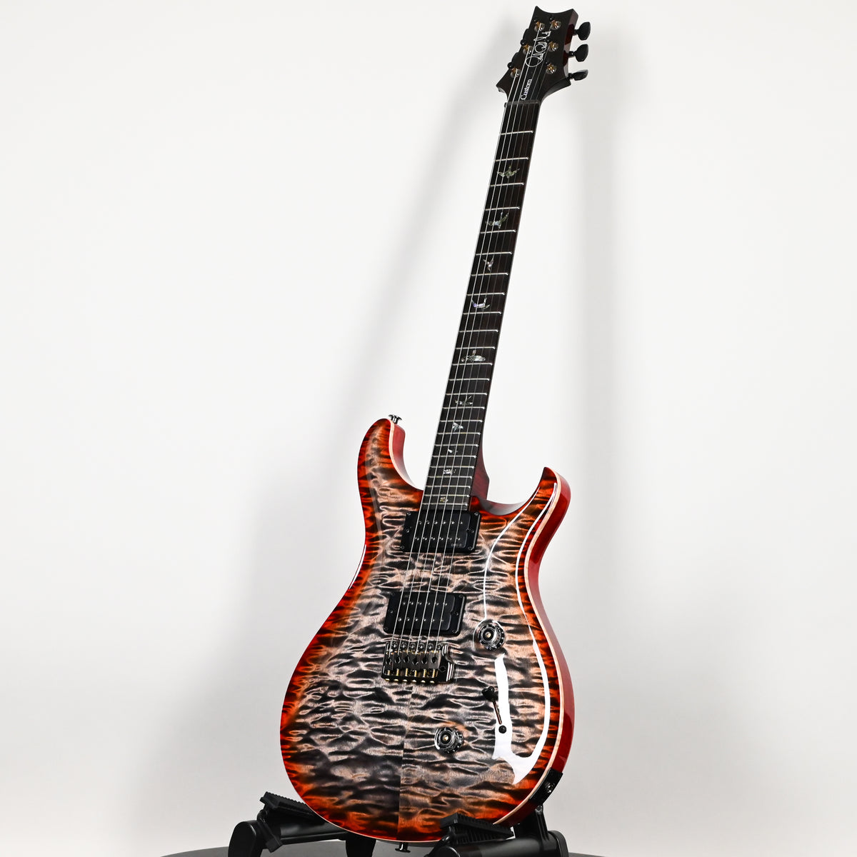 PRS Custom 24 Wood Library w/ 10-Top, Brazilian Rosewood, & DMO Pickups- Charcoal Cherry Burst 2026 (0434661)