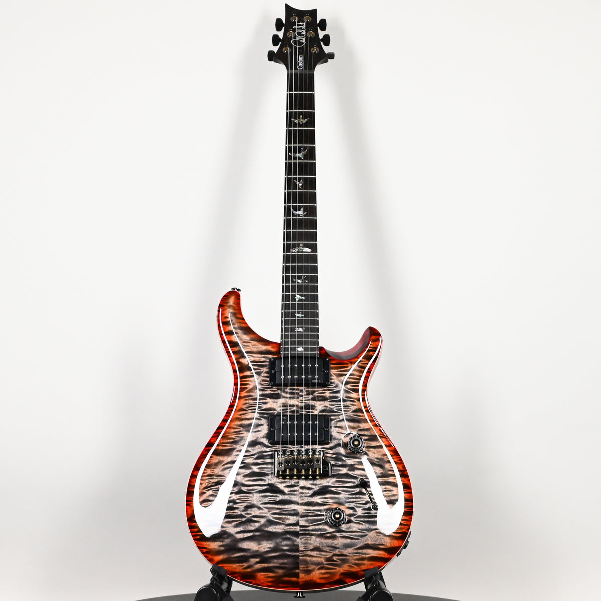 PRS Custom 24 Wood Library w/ 10-Top, Brazilian Rosewood, & DMO Pickups- Charcoal Cherry Burst 2026 (0434661)