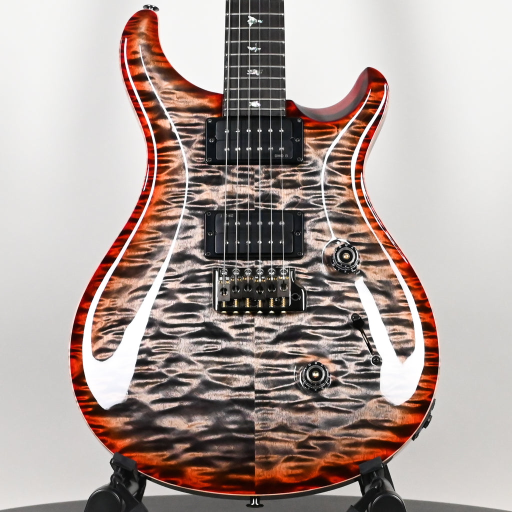 PRS Custom 24 Wood Library w/ 10-Top, Brazilian Rosewood, & DMO Pickups- Charcoal Cherry Burst 2026 (0434661)