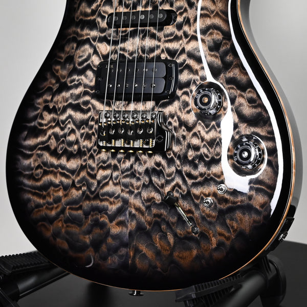 PRS Modern Eagle V Wood Library w/ 10-Top & Brazilian Rosewood Fingerboard Electric Guitar- Charcoal Black 2025 (0414984)