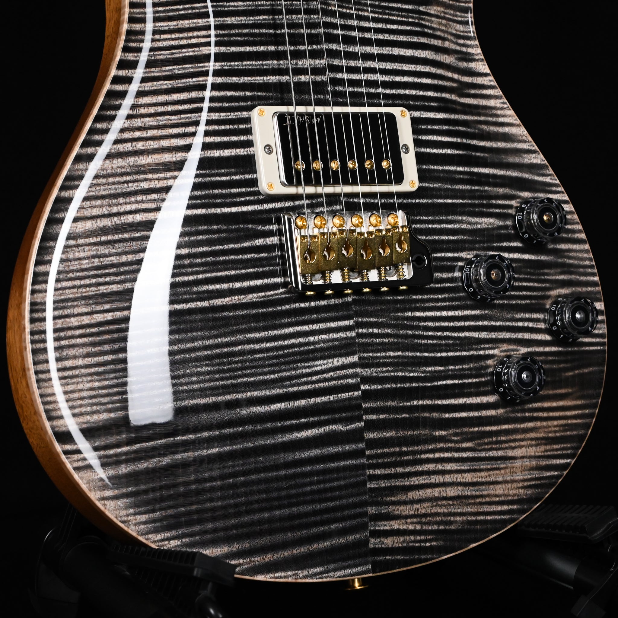 PRS Wood Library McCarty Tremolo w/ 10 Top- Charcoal (Natural Back) 2026 (0430017)