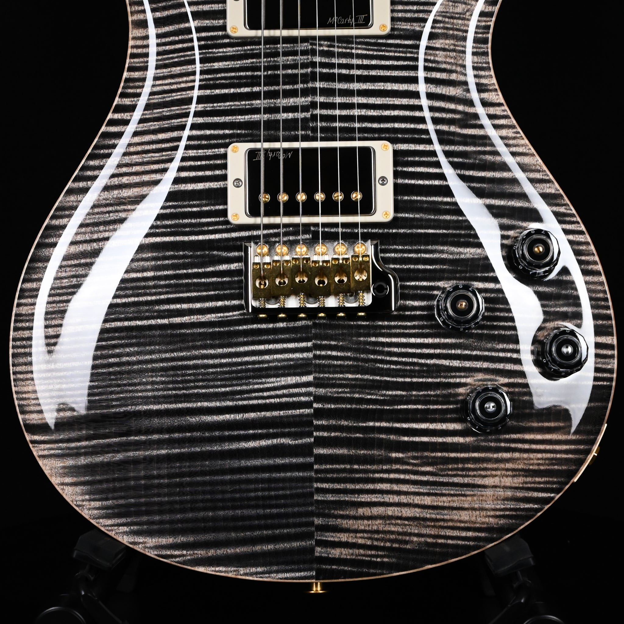PRS Wood Library McCarty Tremolo w/ 10 Top- Charcoal (Natural Back) 2026 (0430017)