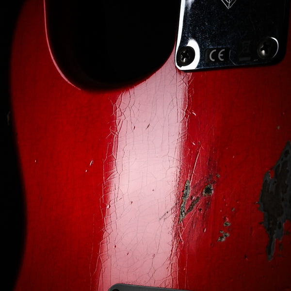 Fender Custom Shop '58 Stratocaster Relic- Faded Aged Candy Apple Red 2025 (CZ581704)