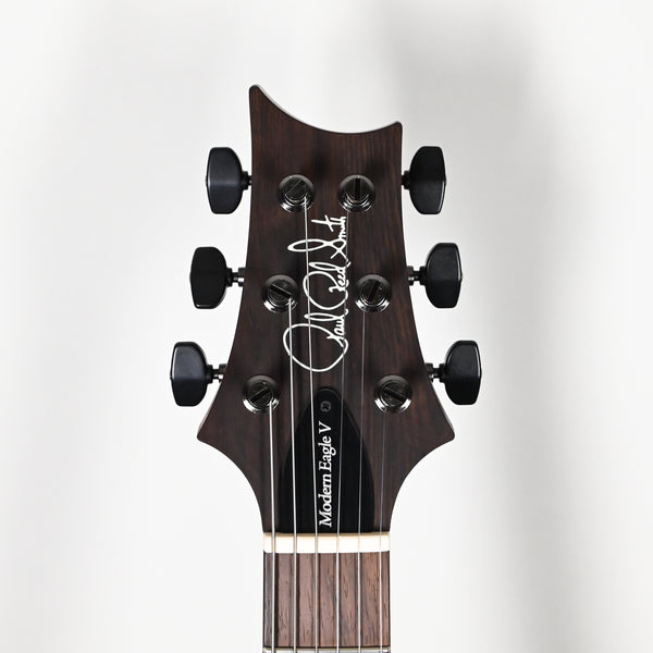 PRS Modern Eagle V Wood Library w/ 10-Top & Brazilian Rosewood Fingerboard Electric Guitar- Charcoal Black 2025 (0414984)