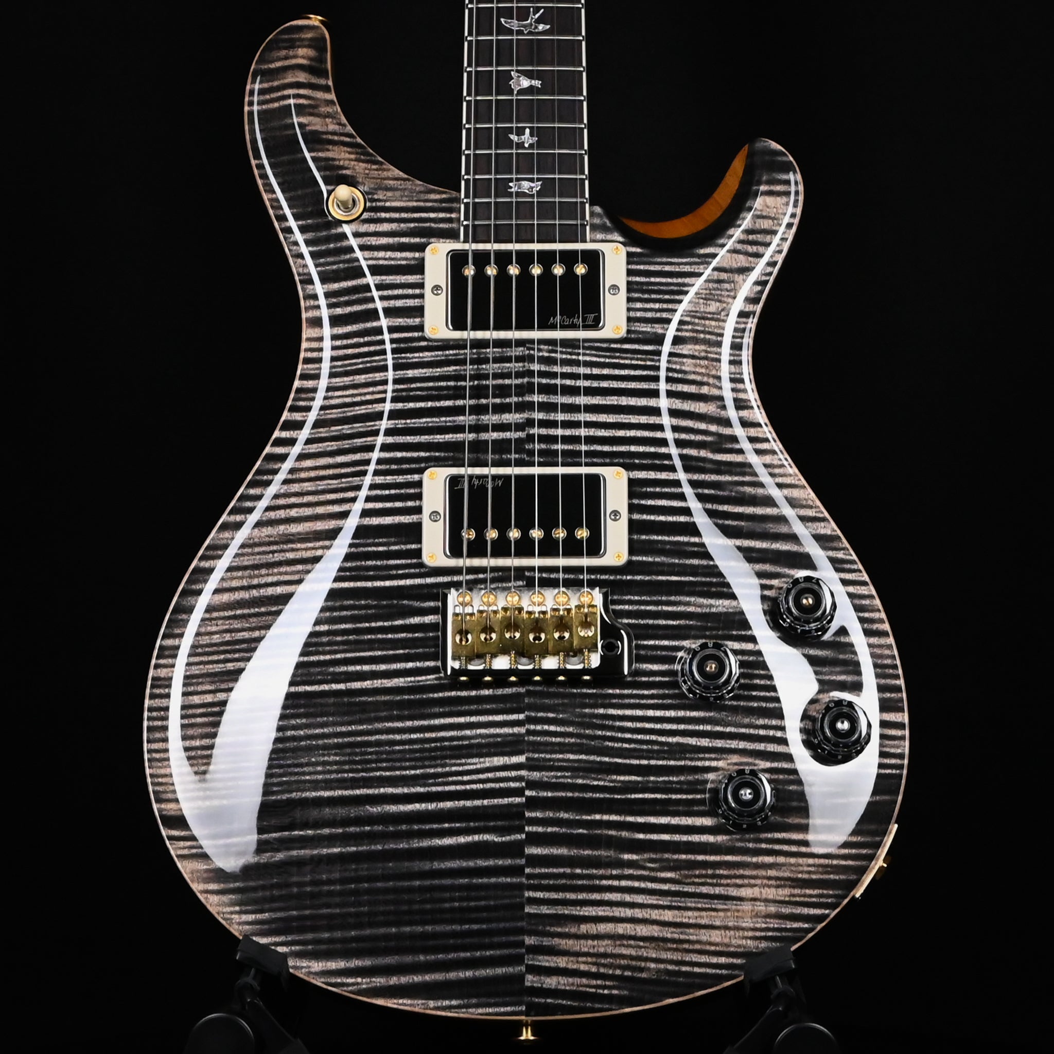 PRS Wood Library McCarty Tremolo w/ 10 Top- Charcoal (Natural Back) 2026 (0430017)