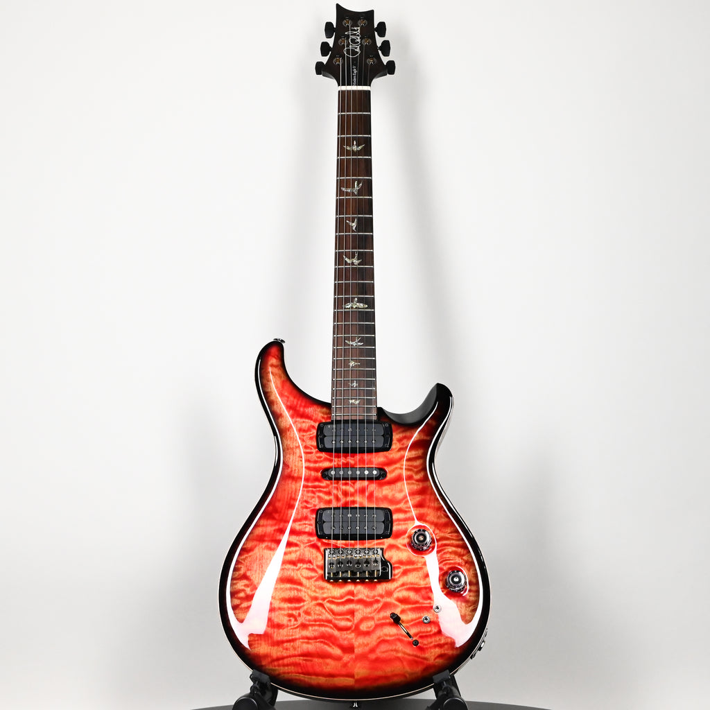 PRS Modern Eagle V Wood Library w/ 10-Top & Brazilian Rosewood Fingerboard Electric Guitar- Blood Orange Smokeburst 2026 (0431582)