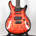 PRS Modern Eagle V Wood Library w/ 10-Top & Brazilian Rosewood Fingerboard Electric Guitar- Blood Orange Smokeburst 2026 (0431582)