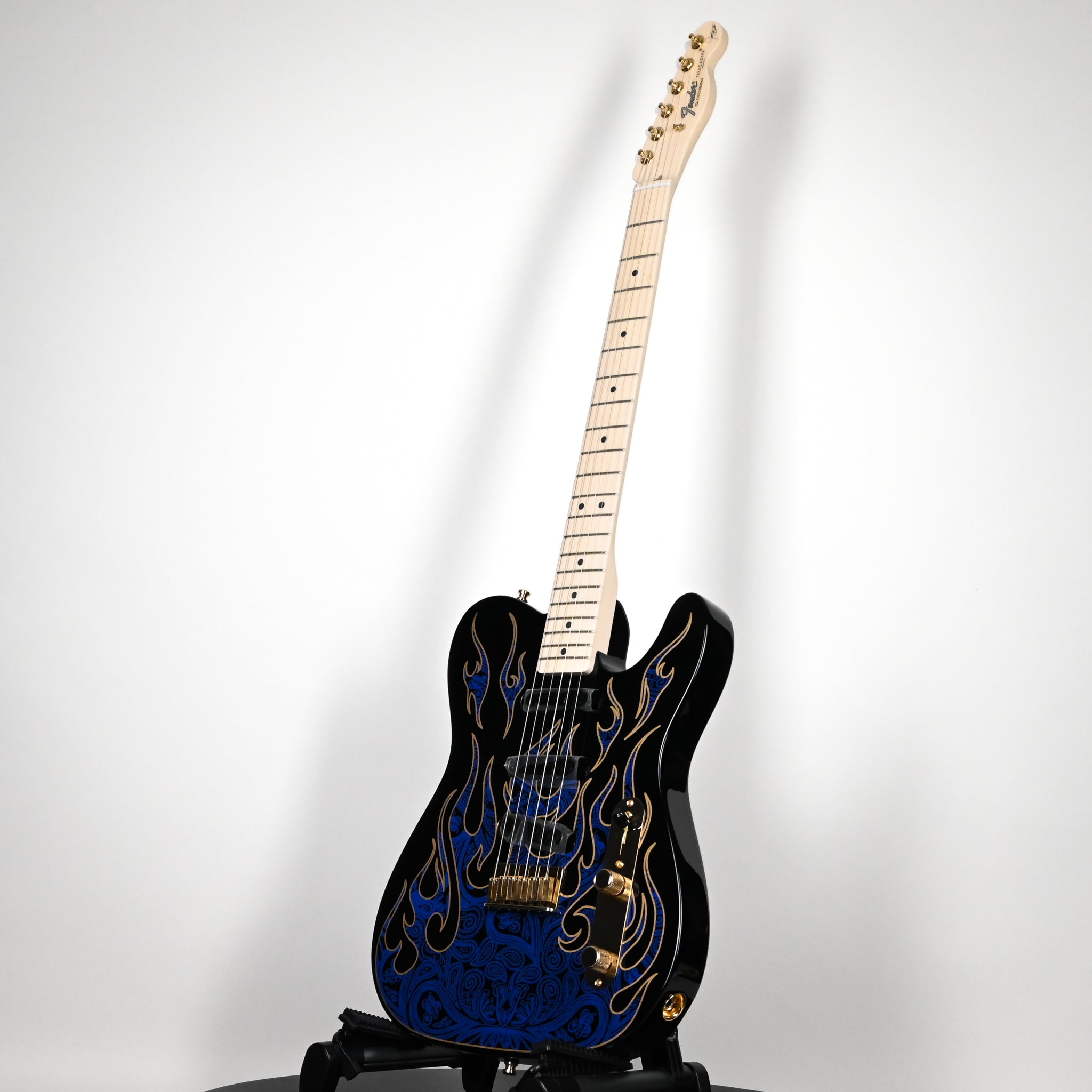 Fender James Burton Telecaster w/ Maple Fingerboard- Blue Paisley Flames (US22183543)