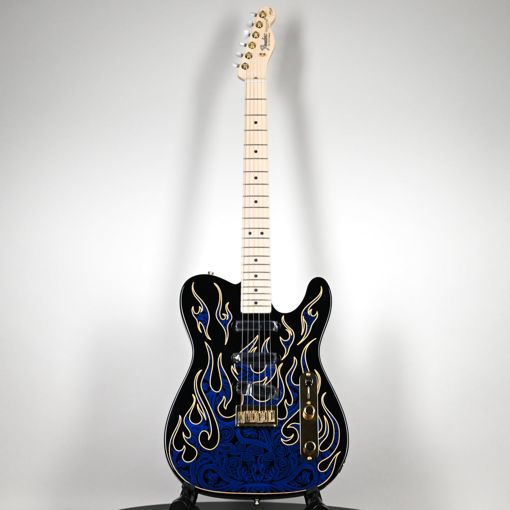 Fender James Burton Telecaster w/ Maple Fingerboard- Blue Paisley Flames (US22183543)