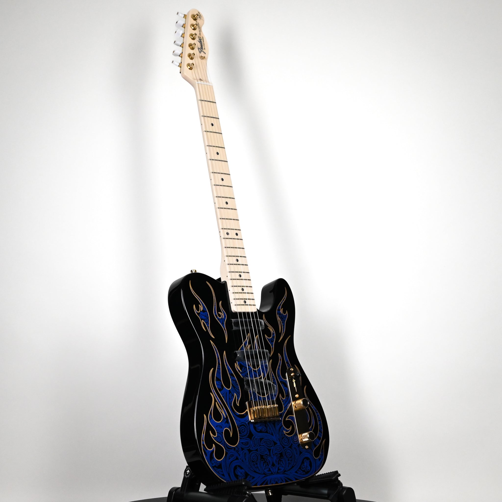Fender James Burton Telecaster w/ Maple Fingerboard- Blue Paisley Flames (US22183543)