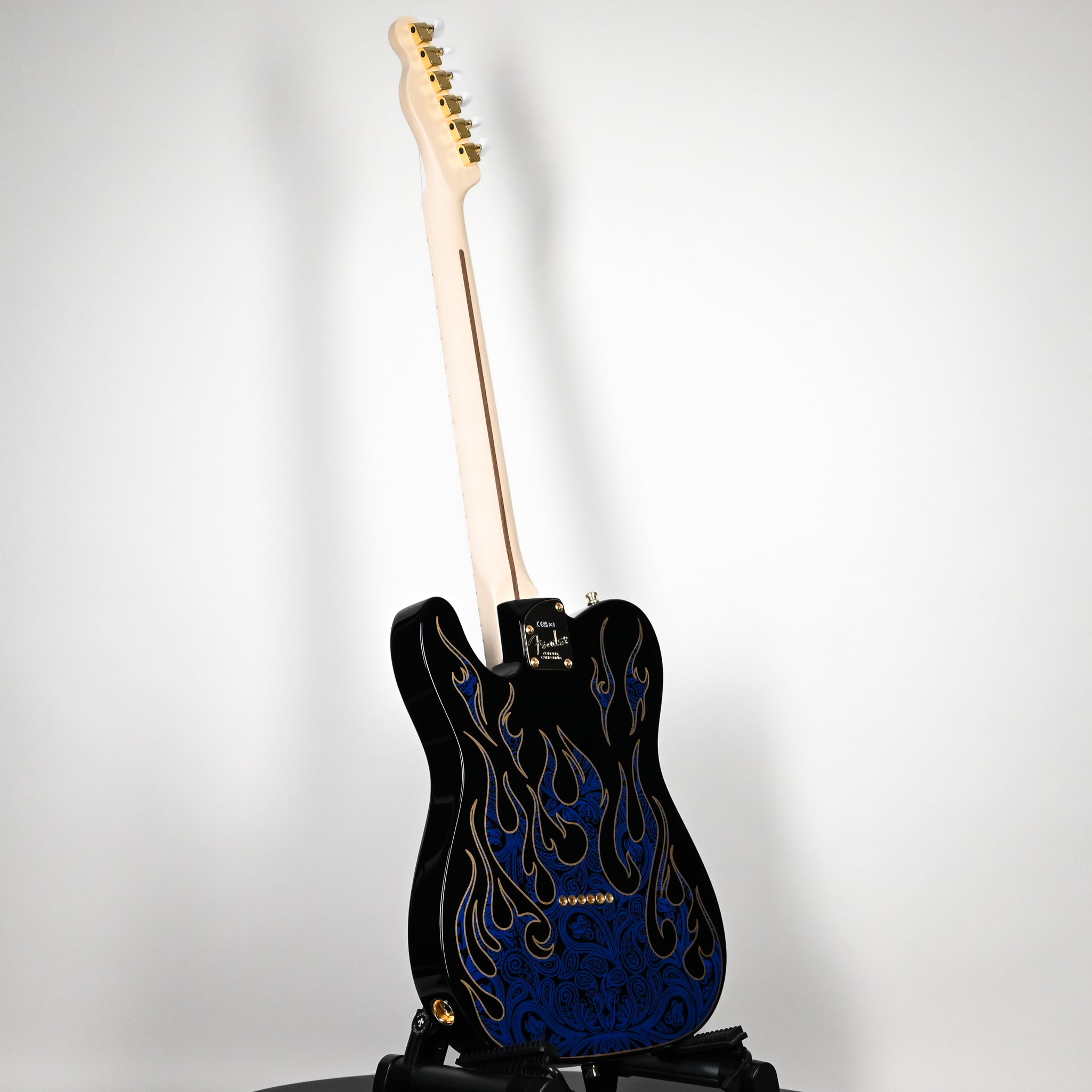 Fender James Burton Telecaster w/ Maple Fingerboard- Blue Paisley Flames (US22183543)