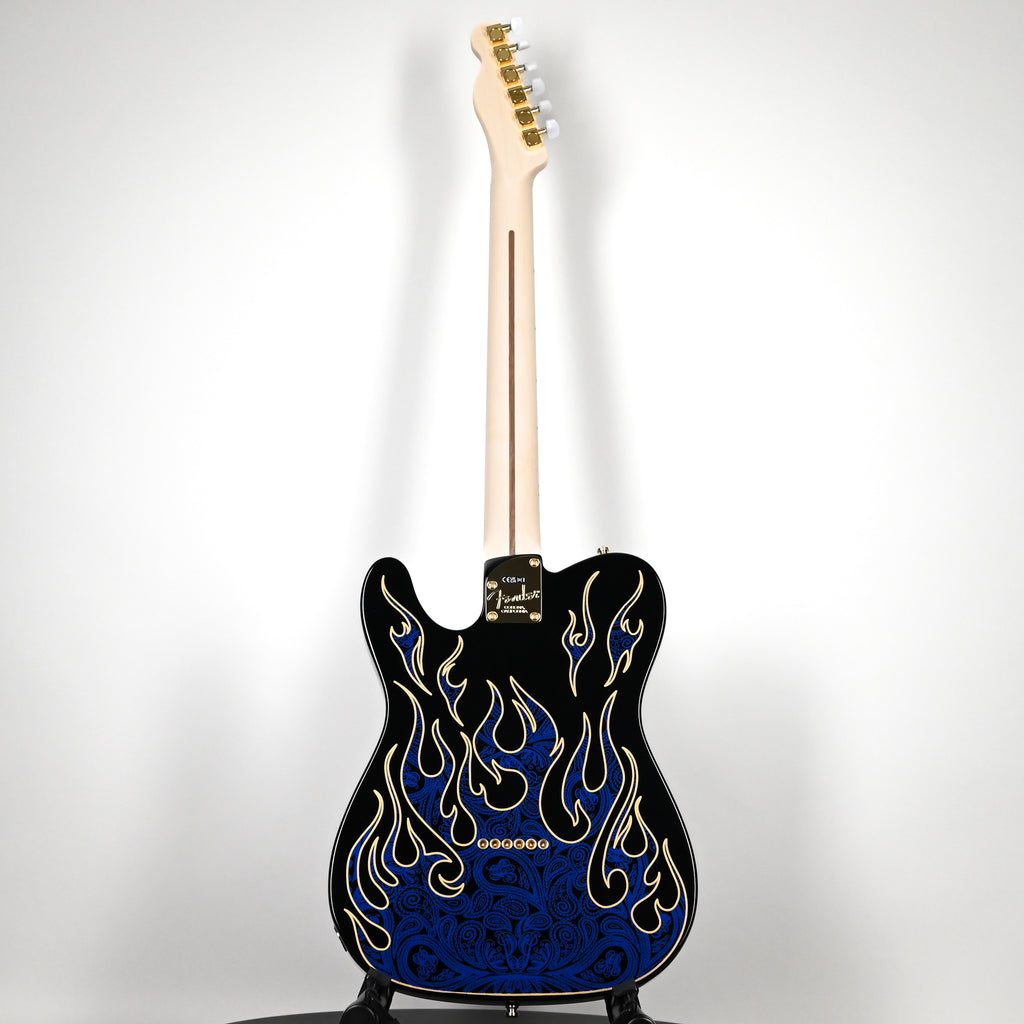Fender James Burton Telecaster w/ Maple Fingerboard- Blue Paisley Flames (US22183543)