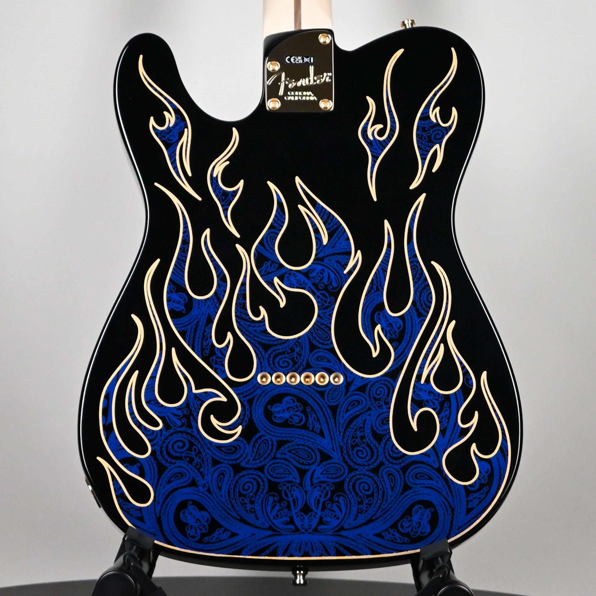 Fender James Burton Telecaster w/ Maple Fingerboard- Blue Paisley Flames (US22183543)