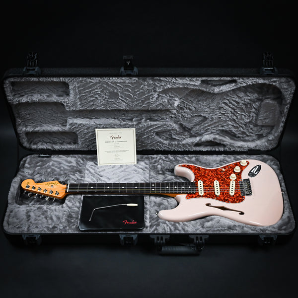 Fender Limited Edition American Professional II Stratocaster Thinline- Transparent Shell Pink (US240019484)