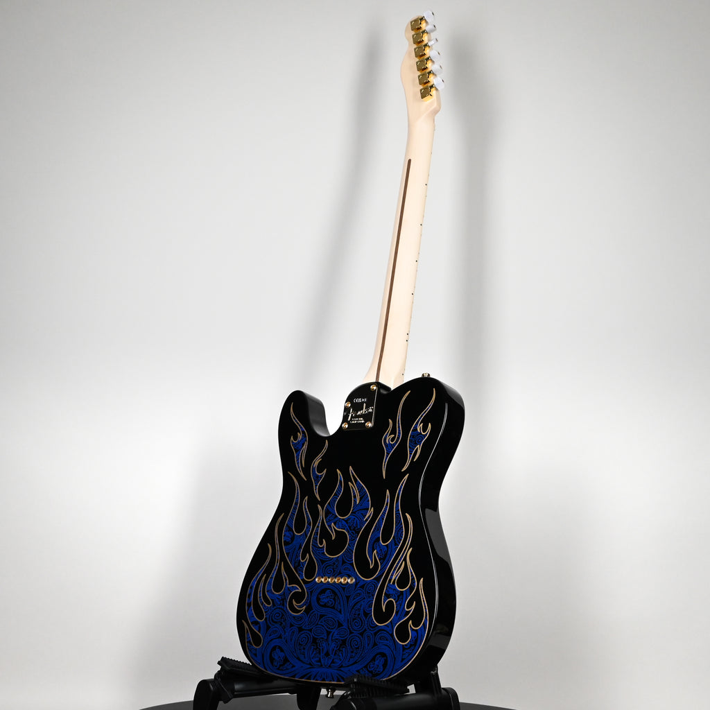 Fender James Burton Telecaster w/ Maple Fingerboard- Blue Paisley Flames (US22183543)