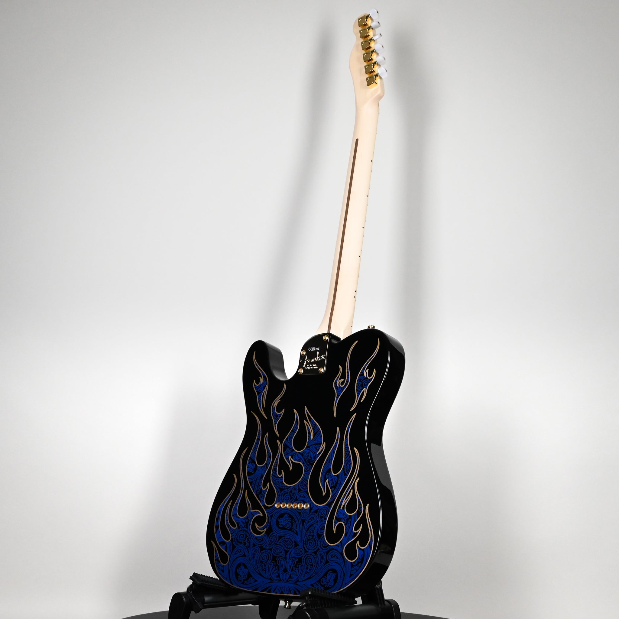 Fender James Burton Telecaster w/ Maple Fingerboard- Blue Paisley Flames (US22183543)