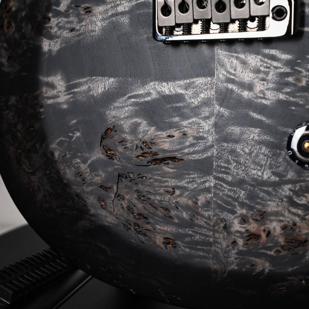 PRS Wood Library Select Limited S2 Custom 24 Poplar Burl- Charcoal Burst 2026 (S2090058)