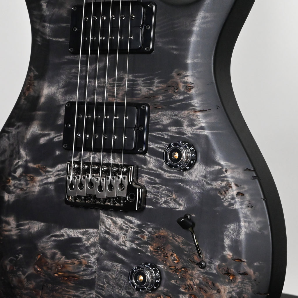PRS Wood Library Select Limited S2 Custom 24 Poplar Burl- Charcoal Burst 2026 (S2090058)