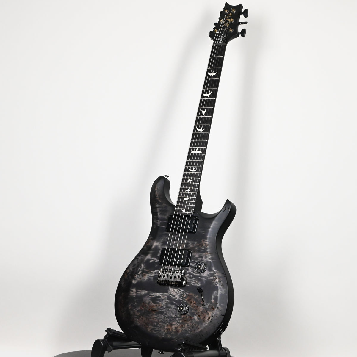 PRS Wood Library Select Limited S2 Custom 24 Poplar Burl- Charcoal Burst 2026 (S2090058)
