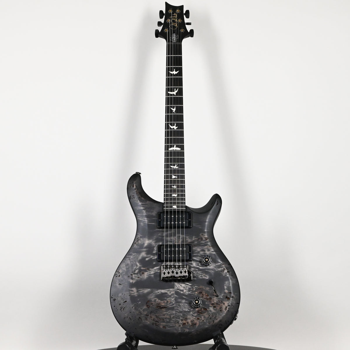 PRS Wood Library Select Limited S2 Custom 24 Poplar Burl- Charcoal Burst 2026 (S2090058)