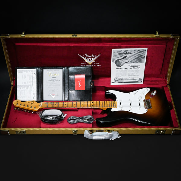 Fender Custom Shop Limited Edition 70th Anniversary '54 Stratocaster Journeyman- Wide Fade 2 Color Sunburst 2025 (XN5311)
