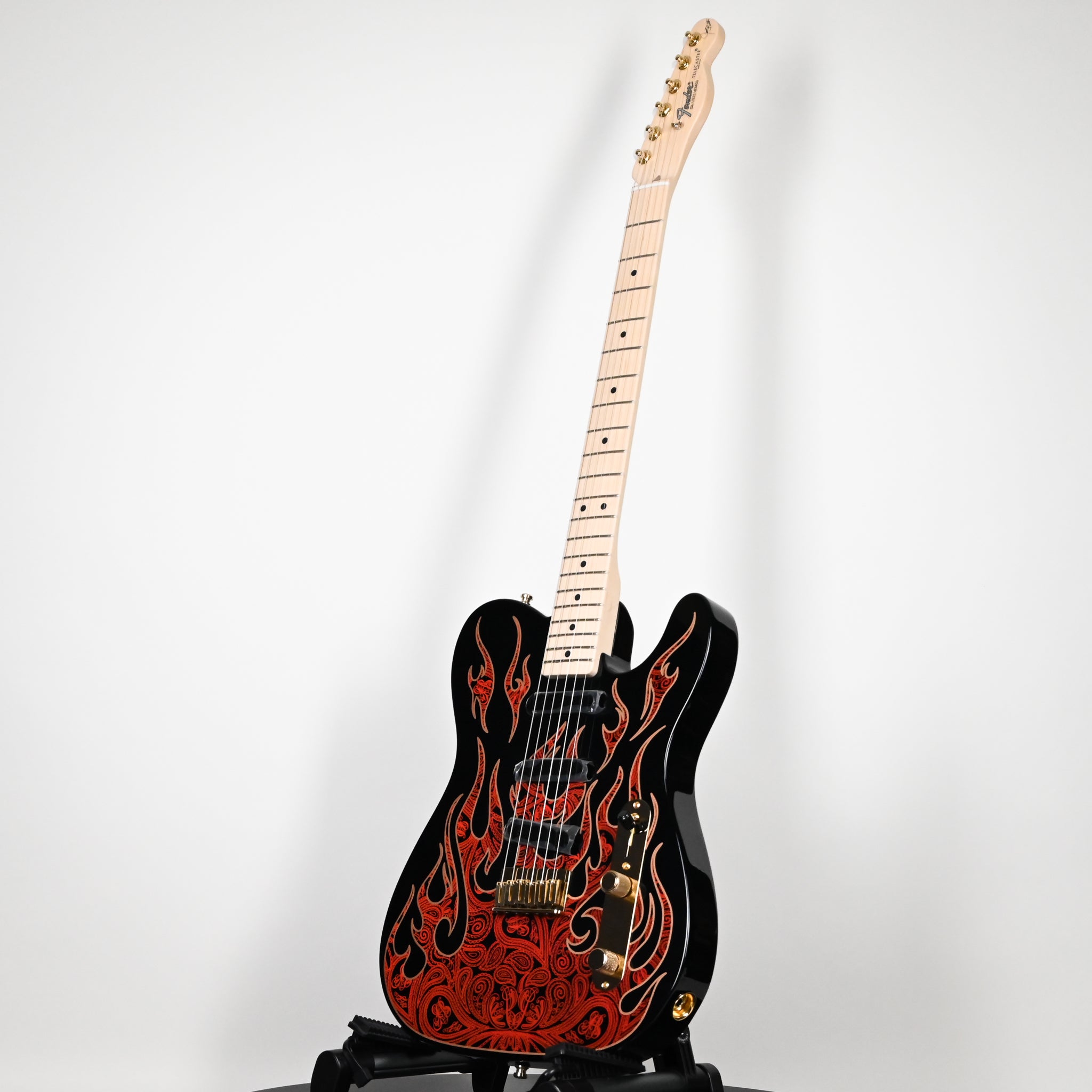Fender James Burton Telecaster w/ Maple Fingerboard- Red Paisley Flames (US22183403)