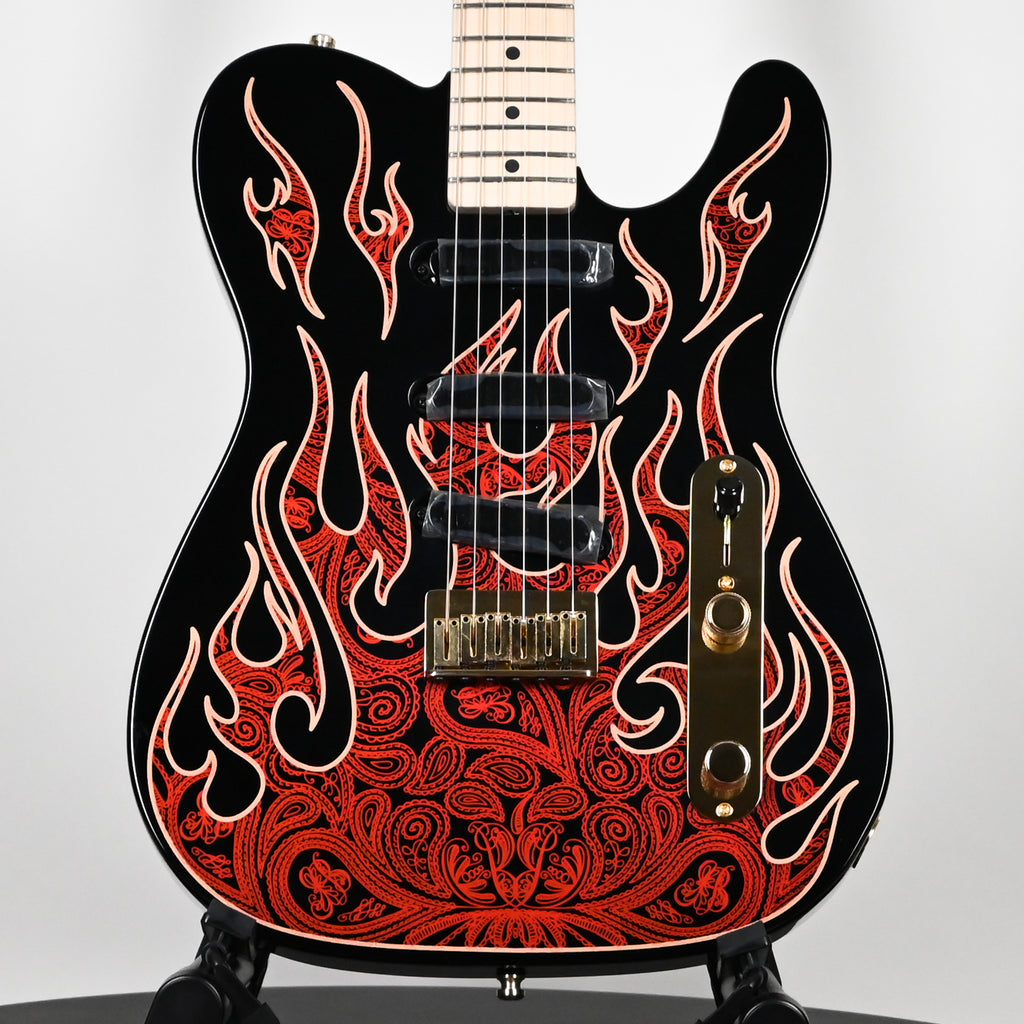 Fender James Burton Telecaster w/ Maple Fingerboard- Red Paisley Flames (US22183403)