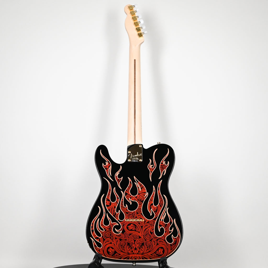 Fender James Burton Telecaster w/ Maple Fingerboard- Red Paisley Flames (US22183403)